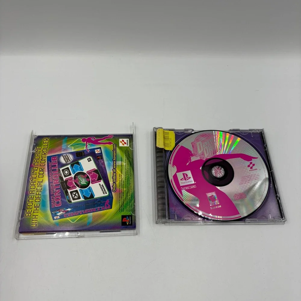 Konami Dance Dance‎ Revolution PlayStation 1 PS1 Pink Good SLUS-01280